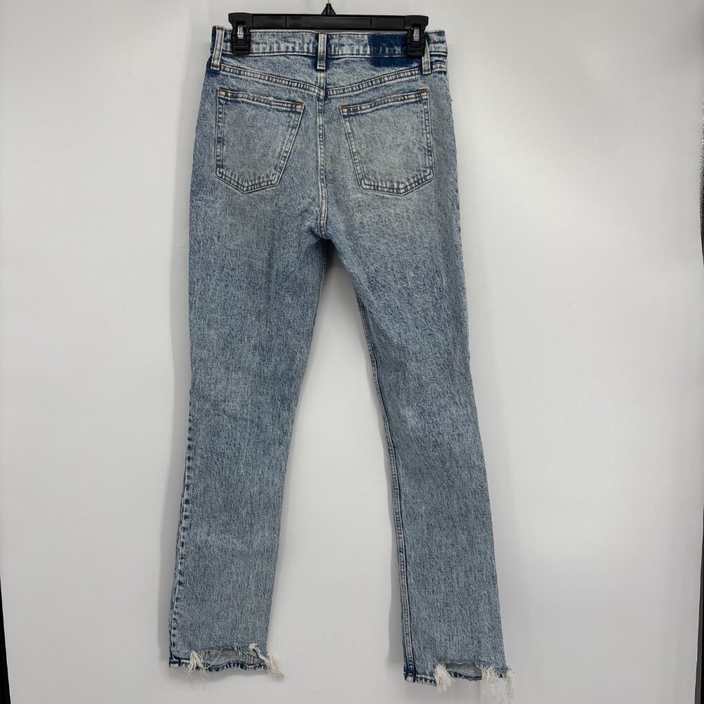 Abercrombie & Fitch Women's The '90s Skinny High Rise Jeans Acid Wash Size 27/4R - Picture 2 of 4